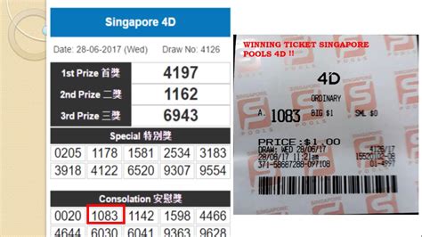 sg4d奖金|SINGAPORE LOTTERY .